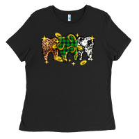Black St. Patrick's Day Dental Ladies Tee - OliviaCreatesArt
