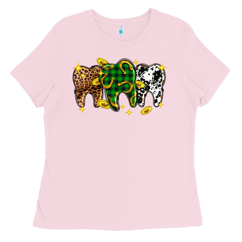 St. Patrick's Day Dental Ladies Tee by OliviaCreatesArt | Teevron