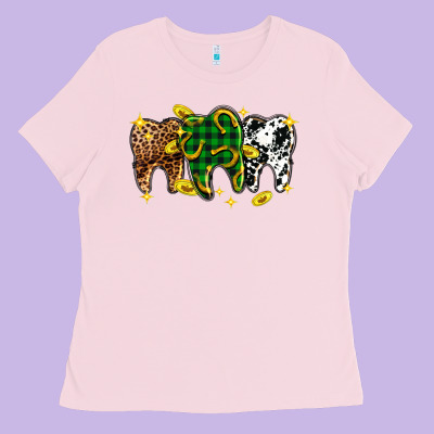 St. Patrick's Day Dental Ladies Tee Designed By Oliviacreatesart