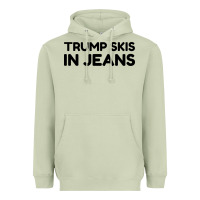 Matcha trump skis in jeans Heavyweight Hoodie - artisFamous