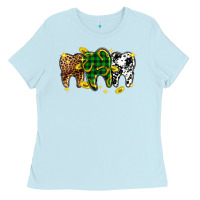 Baby Blue St. Patrick's Day Dental Ladies Tee - OliviaCreatesArt