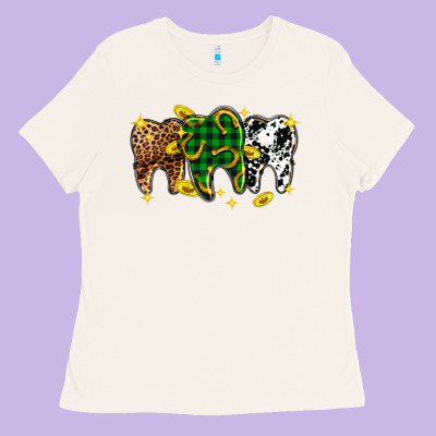 St. Patrick's Day Dental Ladies Tee Designed By Oliviacreatesart