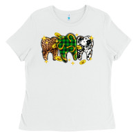 White St. Patrick's Day Dental Ladies Tee - OliviaCreatesArt