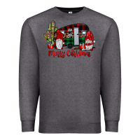Charcoal Heather merry christmas gnome caravan Premium Sweatshirt - JahusDesignShop