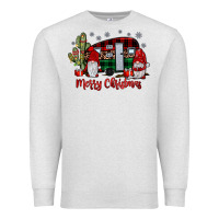 Oatmeal Heather merry christmas gnome caravan Premium Sweatshirt - JahusDesignShop