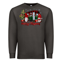 Smoke merry christmas gnome caravan Premium Sweatshirt - JahusDesignShop