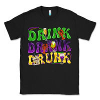 Black Drink drank drunk Mardi Gras Classic Tee - HowdyJamesFarm
