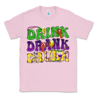 Bubblegum Pink Drink drank drunk Mardi Gras Classic Tee - HowdyJamesFarm