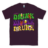 Plum Drink drank drunk Mardi Gras Classic Tee - HowdyJamesFarm