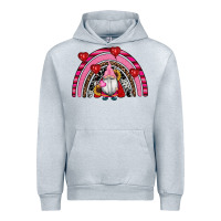 Heather Grey valentines day gnomes rainbow Urban Hoodie - RanaPortraitStore