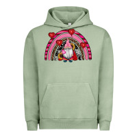 Pigment Oil Green valentines day gnomes rainbow Urban Hoodie - RanaPortraitStore