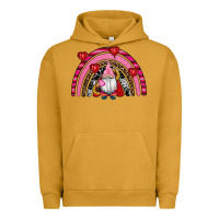 Pigment Peanut Butter valentines day gnomes rainbow Urban Hoodie - RanaPortraitStore