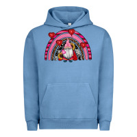 Pigment Pebble Blue valentines day gnomes rainbow Urban Hoodie - RanaPortraitStore