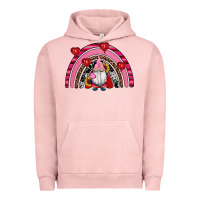 Pigment Salmon valentines day gnomes rainbow Urban Hoodie - RanaPortraitStore