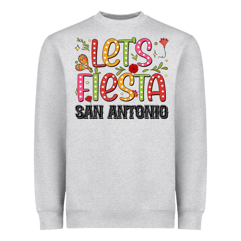 Lets Fiesta San Antonio Heavyweight Sweatshirt by JahusDesignShop | Teevron