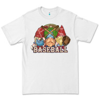White Baseball gnomies Premium Tee - HowdyJamesFarm