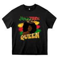 Black juneteenth queen black woman afro queen Heavy Core Tee - CowGirlArtShop