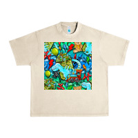 Sandshell boy child coffee cup and teddy bear with thunderbolts and camouflage s Urban Heavy Tee - BundleAndBundleShop