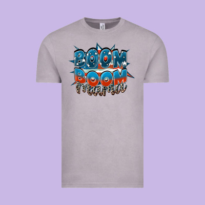 Boom Boom Mama Vintage Tee Designed By Fadigitalartstudio
