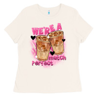 Bone We're a perfect match Valentine's Day Ladies Tee - FaDigitalArtStudio