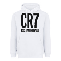 White cr7 Heavyweight Hoodie - artisFamous