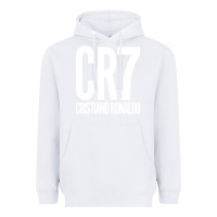 White cr7 Heavyweight Hoodie - artisFamous