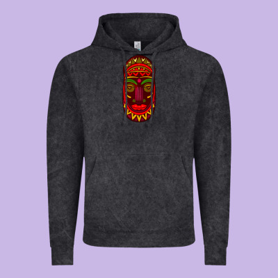 African Masks 3 Vintage Hoodie Designed By Bundleandbundleshop