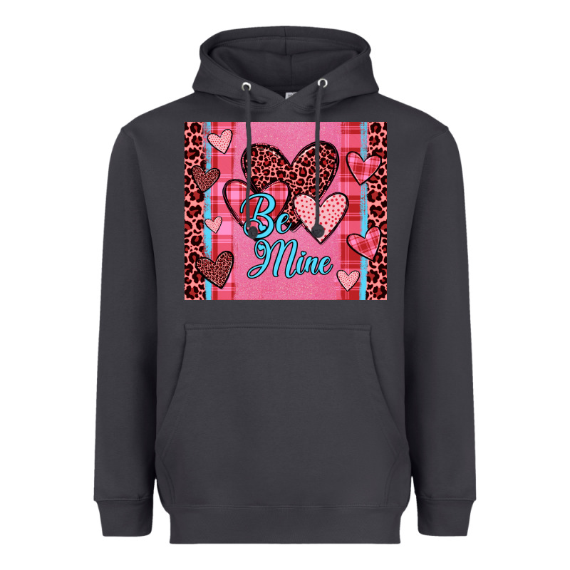 Be Mine Heart Tumbler Heavyweight Hoodie by JahusDesignShop | Teevron