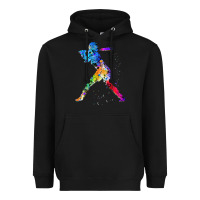 Black girl's softball Heavyweight Hoodie - artisFamous