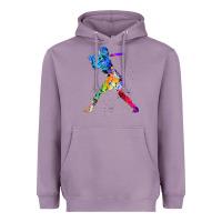 Lavender girl's softball Heavyweight Hoodie - artisFamous
