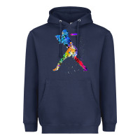 Navy girl's softball Heavyweight Hoodie - artisFamous