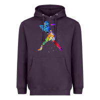 Plum girl's softball Heavyweight Hoodie - artisFamous