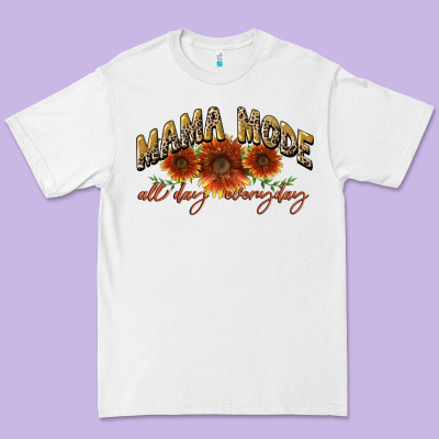Mama Mode All Day Everyday Mother's Day Premium Tee Designed By Cowgirlartshop