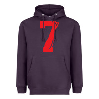 Plum colin kaepernick number 7 t shirt Heavyweight Hoodie - artisFamous