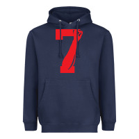 Navy colin kaepernick number 7 t shirt Heavyweight Hoodie - artisFamous