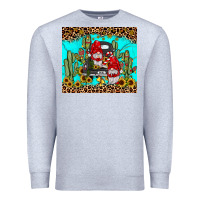 Heather Grey truck gnome cactus Premium Sweatshirt - JahusDesignShop