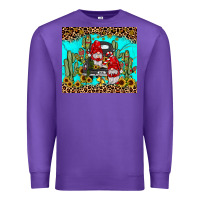Purple truck gnome cactus Premium Sweatshirt - JahusDesignShop