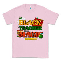 Bubblegum Pink Black Teacher magic Classic Tee - HowdyJamesFarm