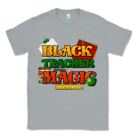 Heather Grey Black Teacher magic Classic Tee - HowdyJamesFarm