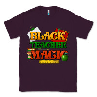 Plum Black Teacher magic Classic Tee - HowdyJamesFarm