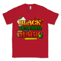 Red Black Teacher magic Classic Tee - HowdyJamesFarm