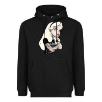 Black alice in wonderland Heavyweight Hoodie - artisFamous