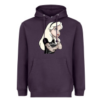 Plum alice in wonderland Heavyweight Hoodie - artisFamous
