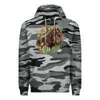Slate Camo missouri horse floral background Premium Hoodie - LillyAllenDesigns