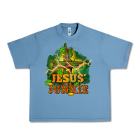 Pebble Blue Jesus junkie St. Patricks Day Urban Heavy Tee - FaDigitalArtStudio