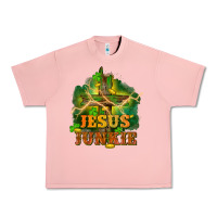 Salmon Jesus junkie St. Patricks Day Urban Heavy Tee - FaDigitalArtStudio