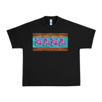 Black floral mama mother's day license plate Urban Heavy Tee - Jasminsmagicworld