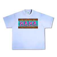 Floral Mama Mother's Day License Plate Urban Heavy Tee | Teevron