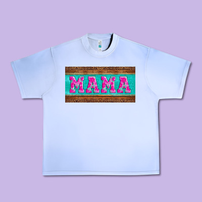 Floral Mama Mother's Day License Plate Urban Heavy Tee Designed By Jasminsmagicworld