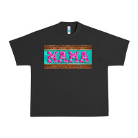 Pigment Black floral mama mother's day license plate Urban Heavy Tee - Jasminsmagicworld